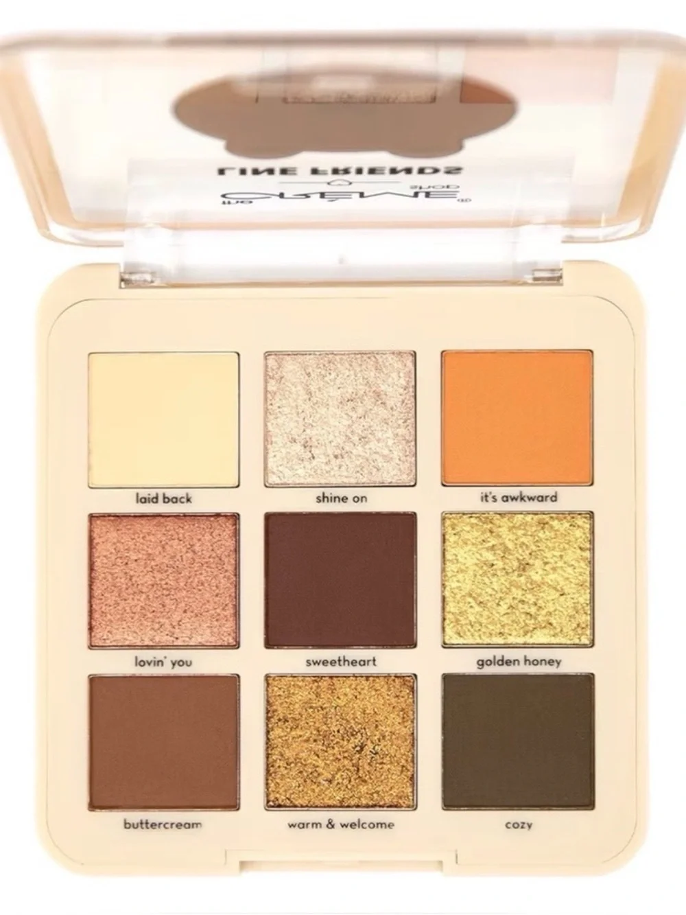 The Crème Shop x LINE FRIENDS Brown 9-Color Eyeshadow Palette | NIP